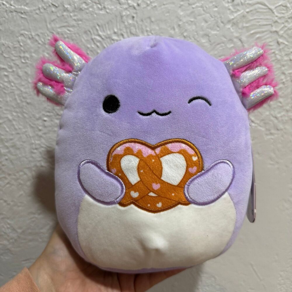 Monica the valentines axolotl squishmallow